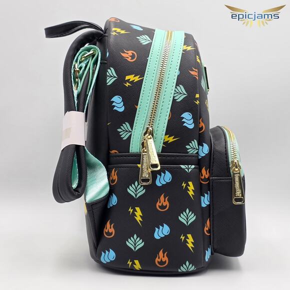 Loungefly Pokemon Starters Mini Backpack - Funkon 2021 Exclusive New - Picture 4 of 8